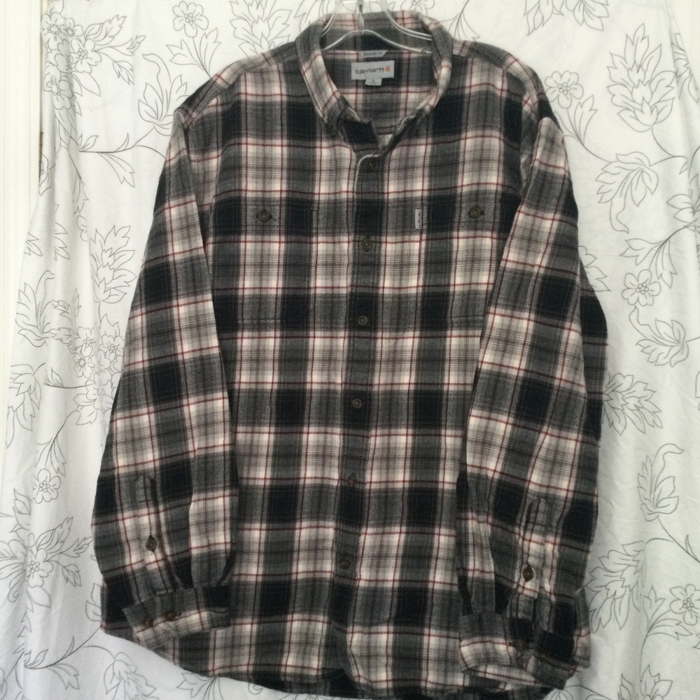 Carhartt Men’s Trumbull Midweight Flannel Shirt